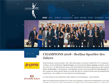 Tablet Screenshot of champions-berlin.de